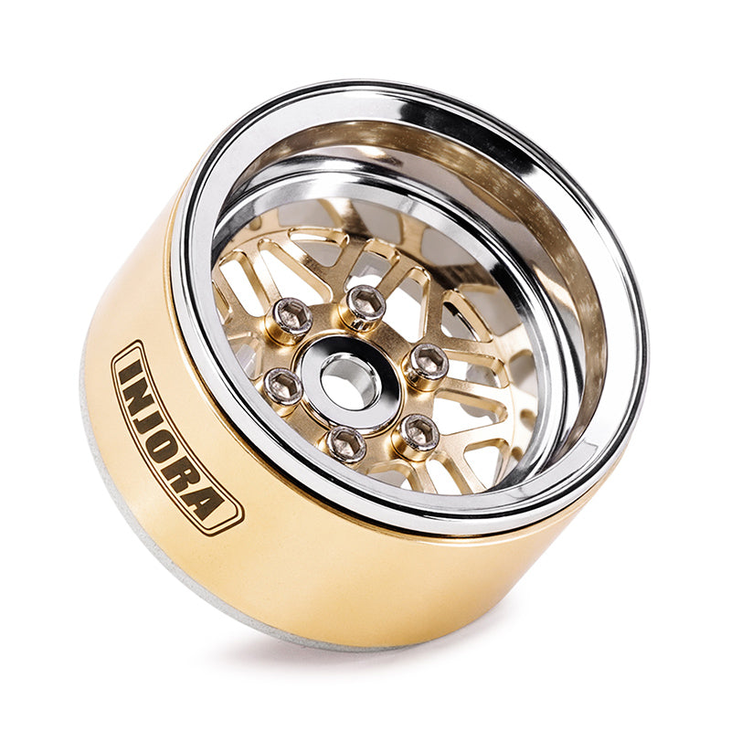 INJORA 1.0" ModuWheel Brass & Aluminum Beadlock Wheels for 1/18 1/24 RC Crawlers 6 INJORA 1.0" ModuWheel Brass & Aluminum Beadlock Wheels for 1/18 1/24 RC Crawlers