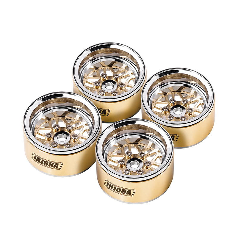 INJORA 1.0" ModuWheel Brass & Aluminum Beadlock Wheels for 1/18 1/24 RC Crawlers 9 INJORA 1.0" ModuWheel Brass & Aluminum Beadlock Wheels for 1/18 1/24 RC Crawlers