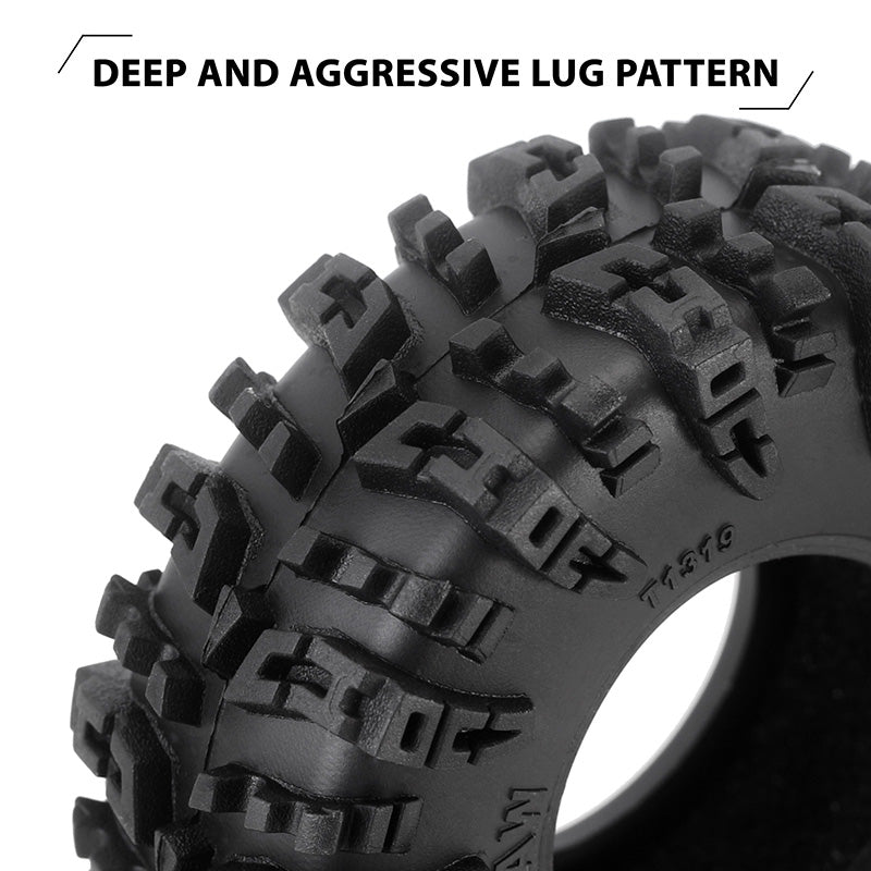 INJORA 1.3" 70*27mm Aluminum Wheels with Swamp Claw Tires for 1/18 1/24 RC Crawlers (W1305) 7 INJORA 1.3" 70*27mm Aluminum Wheels with Swamp Claw Tires for 1/18 1/24 RC Crawlers (W1305)
