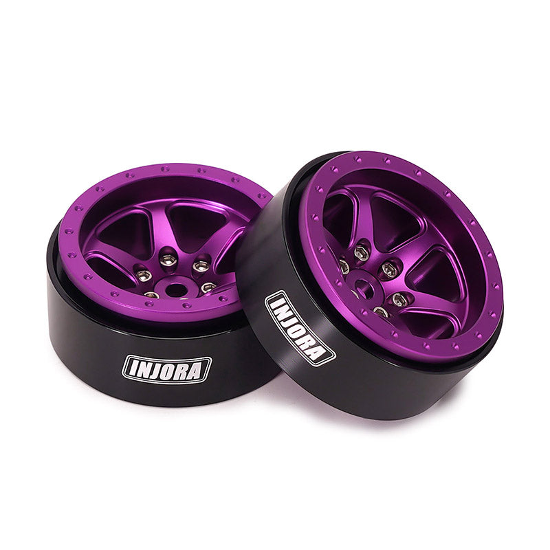 INJORA 1.3" Aluminum Beadlock Wheels offset -4.05mm for 1/24 1/18 RC Crawlers (W1309) 13 INJORA 1.3" Aluminum Beadlock Wheels offset -4.05mm for 1/24 1/18 RC Crawlers (W1309)