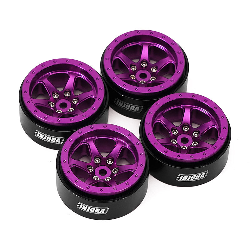 INJORA 1.3" Aluminum Beadlock Wheels offset -4.05mm for 1/24 1/18 RC Crawlers (W1309) 14 INJORA 1.3" Aluminum Beadlock Wheels offset -4.05mm for 1/24 1/18 RC Crawlers (W1309)