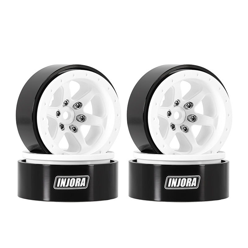 INJORA 1.3" Aluminum Beadlock Wheels offset -4.05mm for 1/24 1/18 RC Crawlers (W1309) 26 INJORA 1.3" Aluminum Beadlock Wheels offset -4.05mm for 1/24 1/18 RC Crawlers (W1309)