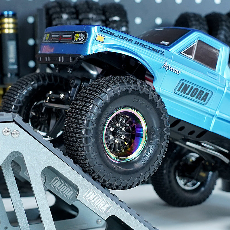 INJORA 1.3" ModuWheel Beadlock Wheels with XHX Pin Tires for 1/18 1/24 RC Crawler 5 INJORA 1.3" ModuWheel Beadlock Wheels with XHX Pin Tires for 1/18 1/24 RC Crawler