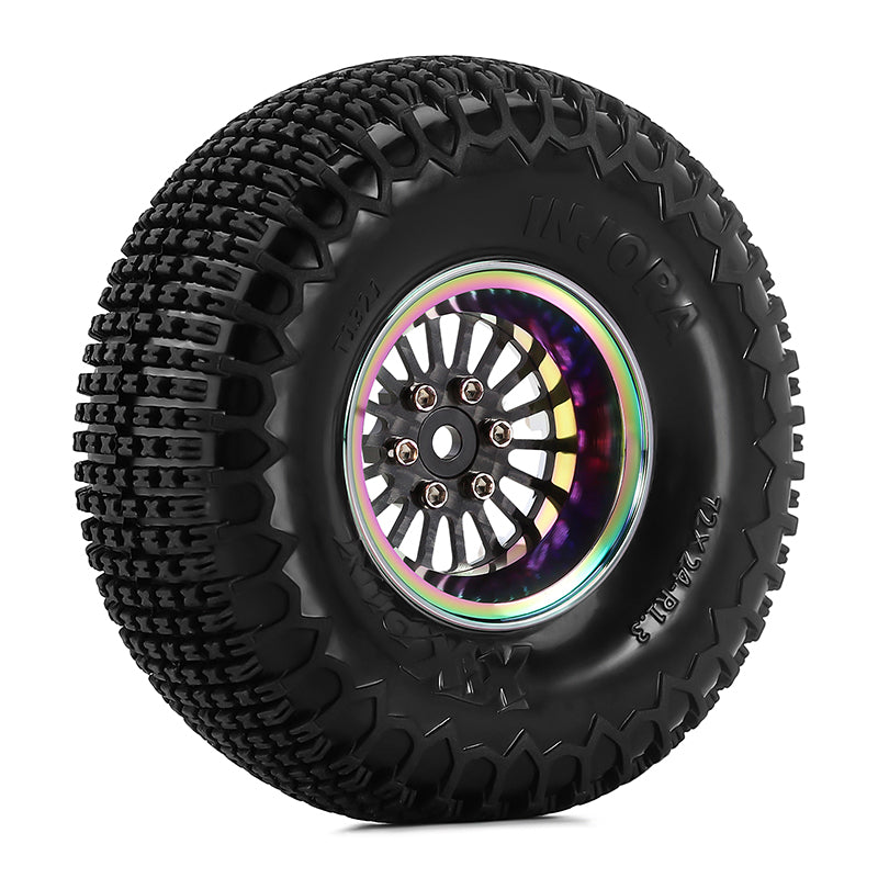 INJORA 1.3" ModuWheel Beadlock Wheels with XHX Pin Tires for 1/18 1/24 RC Crawler 7 INJORA 1.3" ModuWheel Beadlock Wheels with XHX Pin Tires for 1/18 1/24 RC Crawler