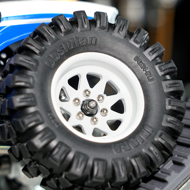INJORA 1.3" Stamped Steel Wheels -4.05mm Offset for 1/24 1/18 RC Crawlers (W1312) 16 INJORA 1.3" Stamped Steel Wheels -4.05mm Offset for 1/24 1/18 RC Crawlers (W1312)