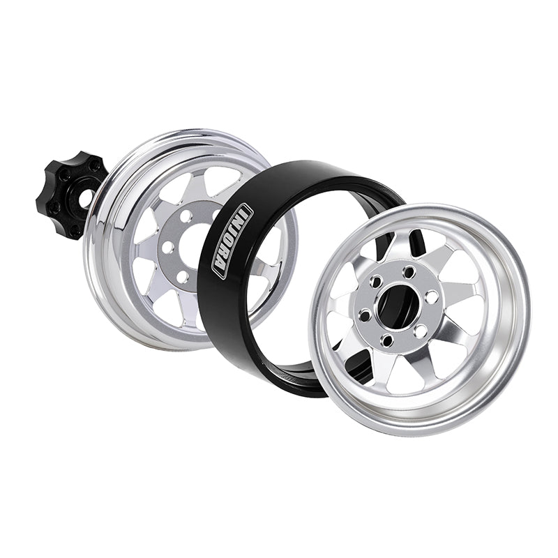 INJORA 1.3" Stamped Steel Wheels -4.05mm Offset for 1/24 1/18 RC Crawlers (W1312) 18 INJORA 1.3" Stamped Steel Wheels -4.05mm Offset for 1/24 1/18 RC Crawlers (W1312)