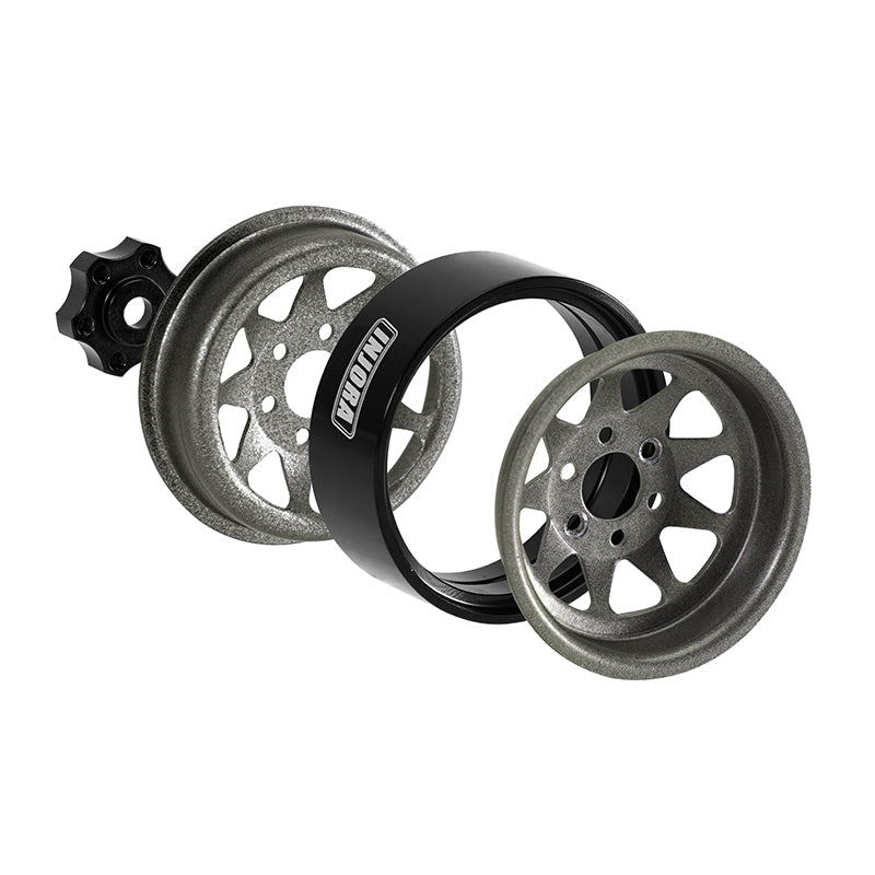 INJORA 1.3" Stamped Steel Wheels -4.05mm Offset for 1/24 1/18 RC Crawlers (W1312) 24 INJORA 1.3" Stamped Steel Wheels -4.05mm Offset for 1/24 1/18 RC Crawlers (W1312)
