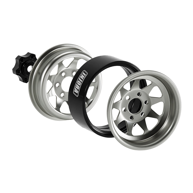 INJORA 1.3" Stamped Steel Wheels -4.05mm Offset for 1/24 1/18 RC Crawlers (W1312) 30 INJORA 1.3" Stamped Steel Wheels -4.05mm Offset for 1/24 1/18 RC Crawlers (W1312)