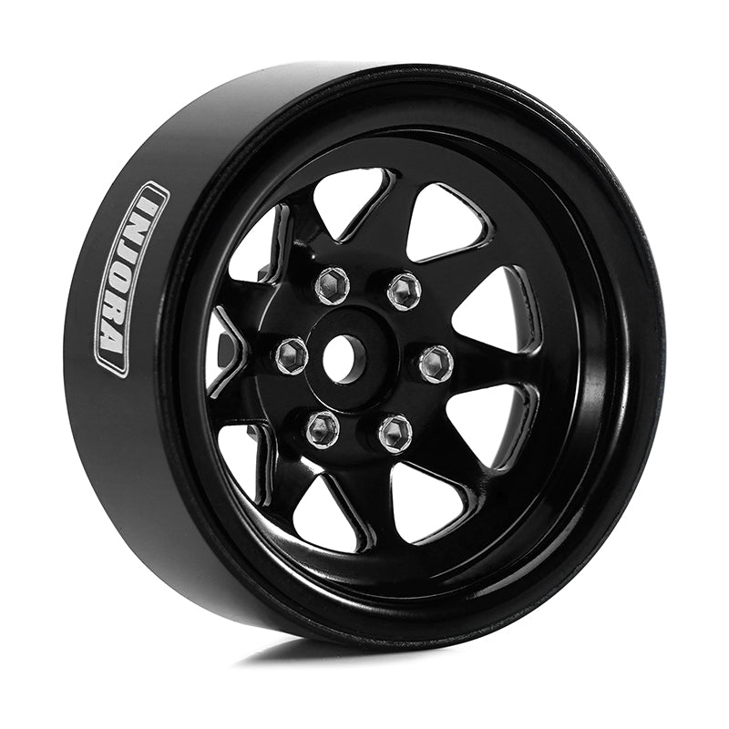 INJORA 1.3" Stamped Steel Wheels -4.05mm Offset for 1/24 1/18 RC Crawlers (W1312) 6 INJORA 1.3" Stamped Steel Wheels -4.05mm Offset for 1/24 1/18 RC Crawlers (W1312)
