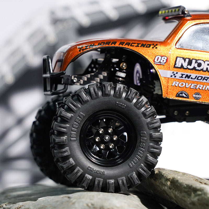 INJORA 1.3" Stamped Steel Wheels -4.05mm Offset for 1/24 1/18 RC Crawlers (W1312) 8 INJORA 1.3" Stamped Steel Wheels -4.05mm Offset for 1/24 1/18 RC Crawlers (W1312)