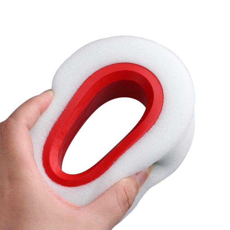 INJORA 1.9" Dual Stage Foam Inserts with Red TPE Inner Ring for 100-110 114-120mm Tires
