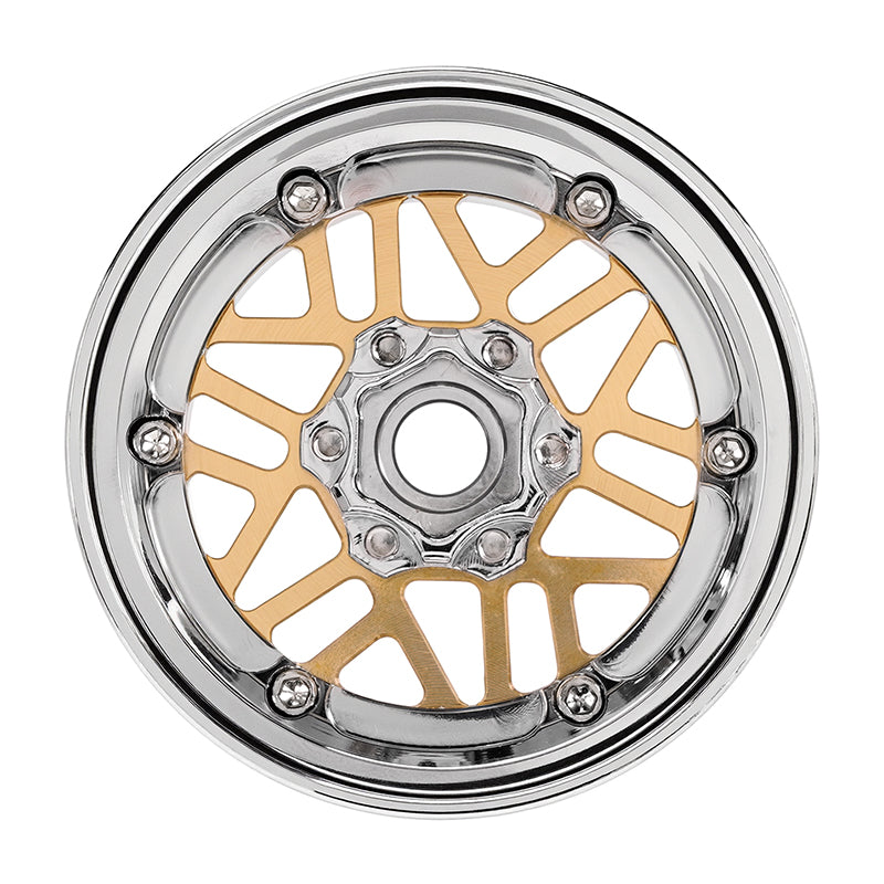 INJORA 1.9" ModuWheel Brass & Aluminum -9.65mm Offset Wheels for 1/10 RC Crawlers 16 INJORA 1.9" ModuWheel Brass & Aluminum -9.65mm Offset Wheels for 1/10 RC Crawlers