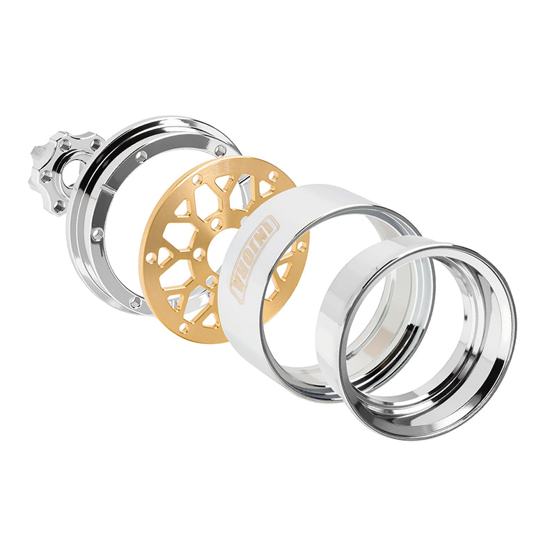 INJORA 1.9" ModuWheel Brass & Aluminum -9.65mm Offset Wheels for 1/10 RC Crawlers 5 INJORA 1.9" ModuWheel Brass & Aluminum -9.65mm Offset Wheels for 1/10 RC Crawlers
