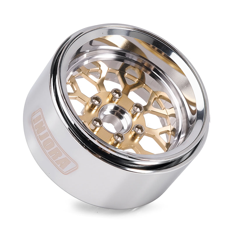 INJORA 1.9" ModuWheel Brass & Aluminum -9.65mm Offset Wheels for 1/10 RC Crawlers 10 INJORA 1.9" ModuWheel Brass & Aluminum -9.65mm Offset Wheels for 1/10 RC Crawlers