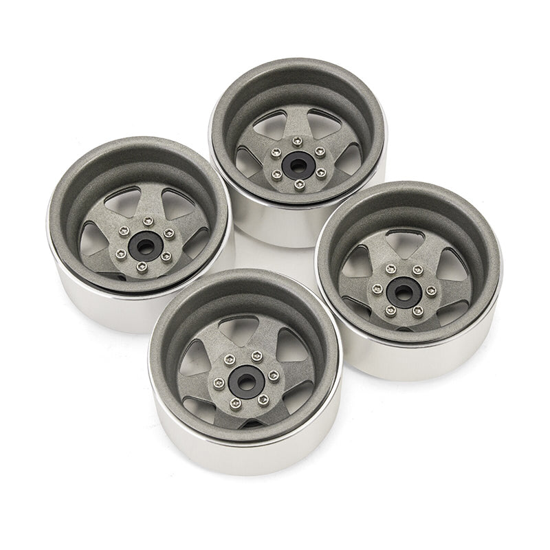 INJORA 1.9" Offset -8.9mm Deep Dish Stamped Beadlock Wheel Rims for 1/10 RC Crawlers (4) (W1948) 16 INJORA 1.9" Offset -8.9mm Deep Dish Stamped Beadlock Wheel Rims for 1/10 RC Crawlers (4) (W1948)