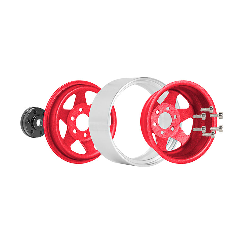 INJORA 1.9" Offset -8.9mm Deep Dish Stamped Beadlock Wheel Rims for 1/10 RC Crawlers (4) (W1948) 25 INJORA 1.9" Offset -8.9mm Deep Dish Stamped Beadlock Wheel Rims for 1/10 RC Crawlers (4) (W1948)