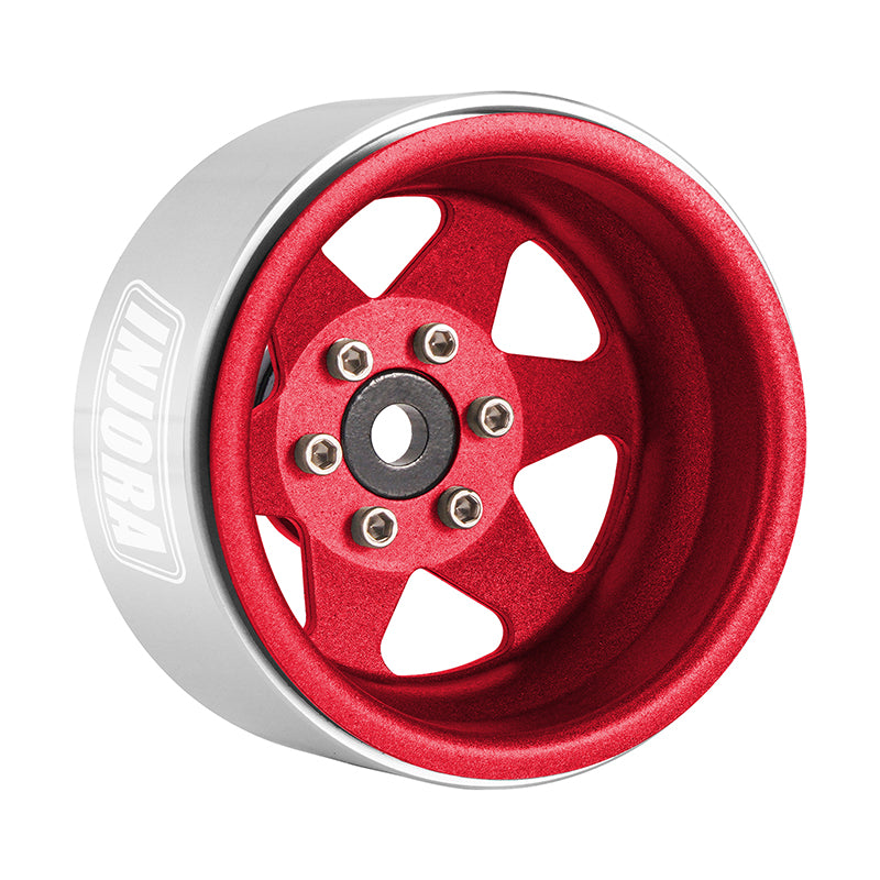 INJORA 1.9" Offset -8.9mm Deep Dish Stamped Beadlock Wheel Rims for 1/10 RC Crawlers (4) (W1948) 26 INJORA 1.9" Offset -8.9mm Deep Dish Stamped Beadlock Wheel Rims for 1/10 RC Crawlers (4) (W1948)