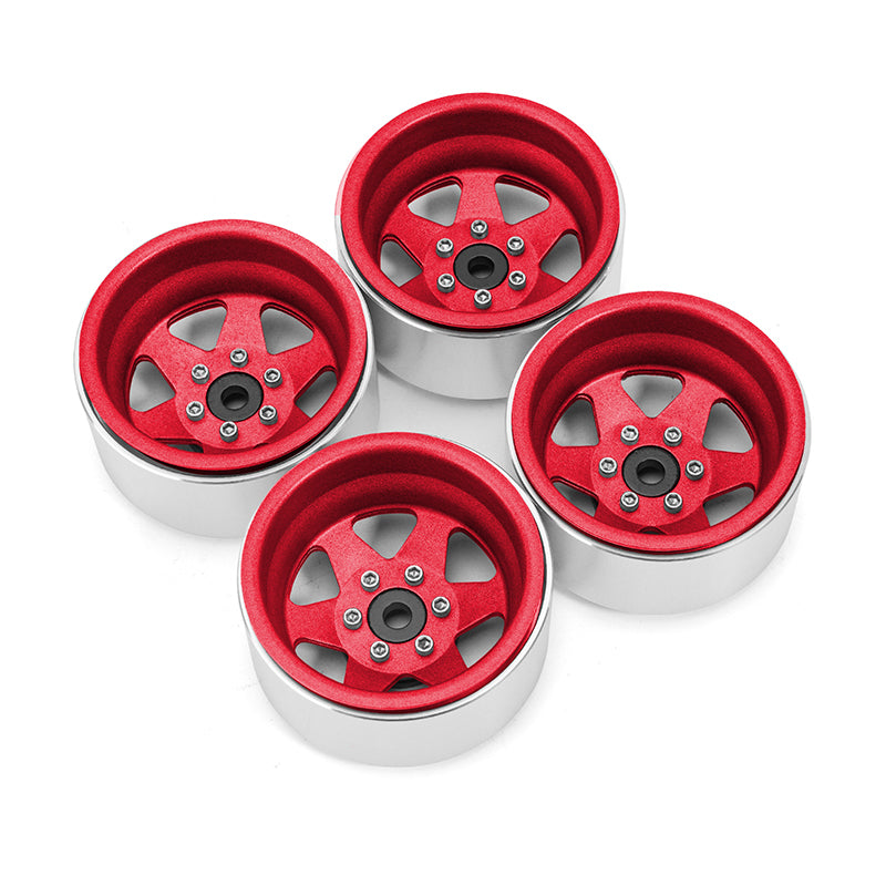INJORA 1.9" Offset -8.9mm Deep Dish Stamped Beadlock Wheel Rims for 1/10 RC Crawlers (4) (W1948) 30 INJORA 1.9" Offset -8.9mm Deep Dish Stamped Beadlock Wheel Rims for 1/10 RC Crawlers (4) (W1948)