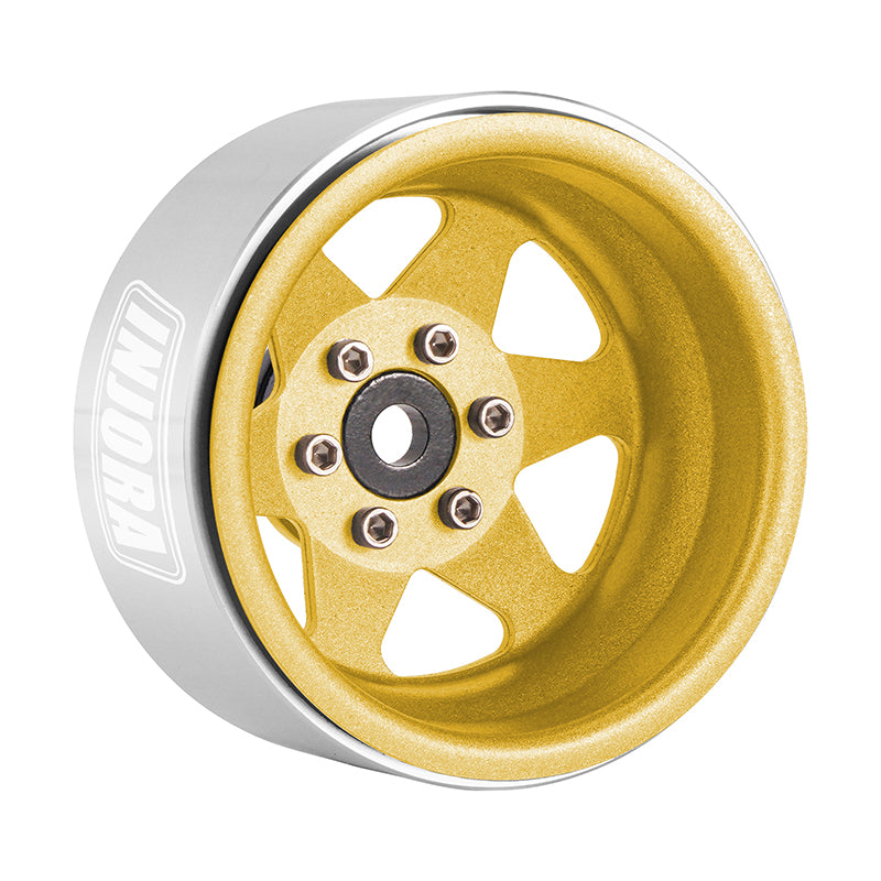 INJORA 1.9" Offset -8.9mm Deep Dish Stamped Beadlock Wheel Rims for 1/10 RC Crawlers (4) (W1948) 33 INJORA 1.9" Offset -8.9mm Deep Dish Stamped Beadlock Wheel Rims for 1/10 RC Crawlers (4) (W1948)