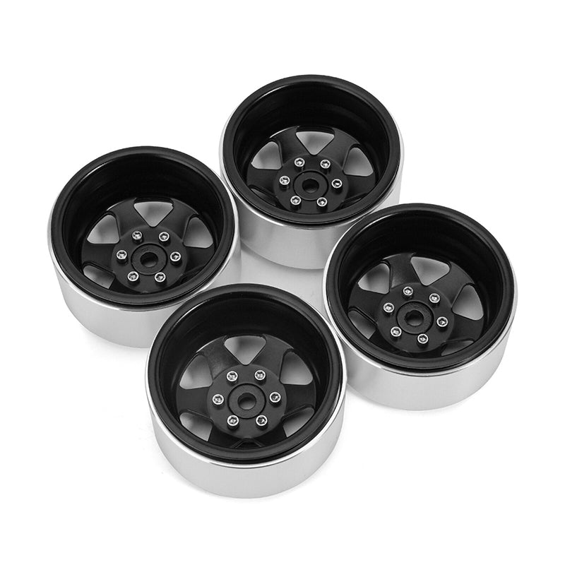 INJORA 1.9" Offset -8.9mm Deep Dish Stamped Beadlock Wheel Rims for 1/10 RC Crawlers (4) (W1948) 9 INJORA 1.9" Offset -8.9mm Deep Dish Stamped Beadlock Wheel Rims for 1/10 RC Crawlers (4) (W1948)
