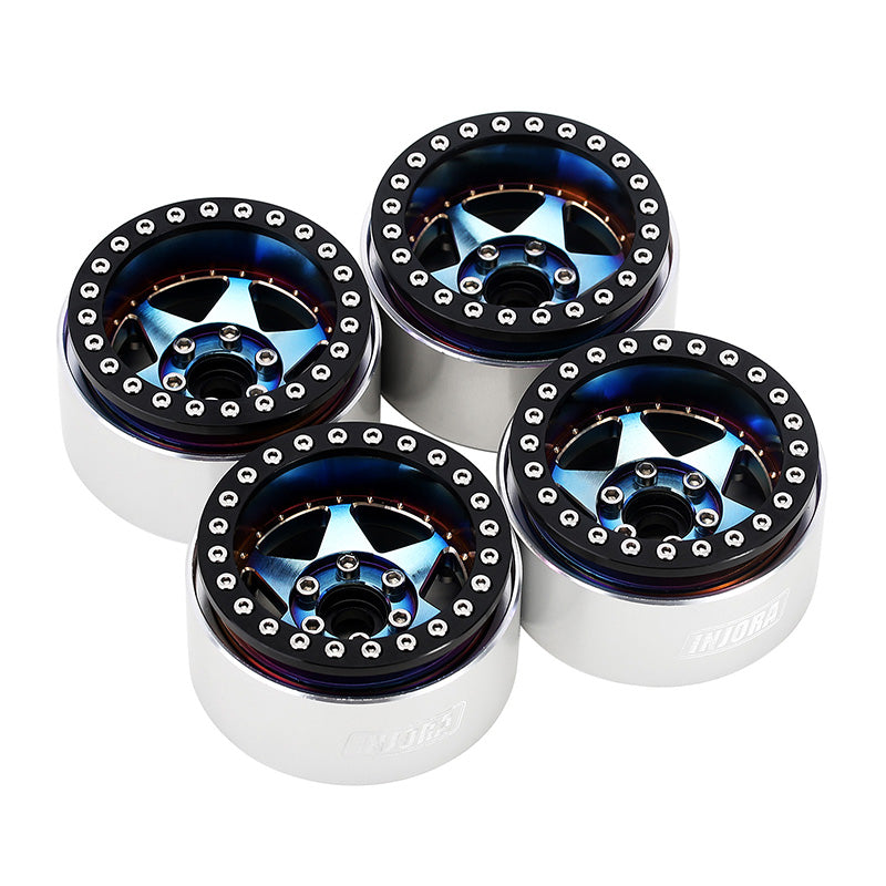 INJORA 1.9" Super Heavy Brass & Aluminum Beadlock Wheels Offset -10mm for 1/10 RC Crawlers (4) (W1958) 11 INJORA 1.9" Super Heavy Brass & Aluminum Beadlock Wheels Offset -10mm for 1/10 RC Crawlers (4) (W1958)
