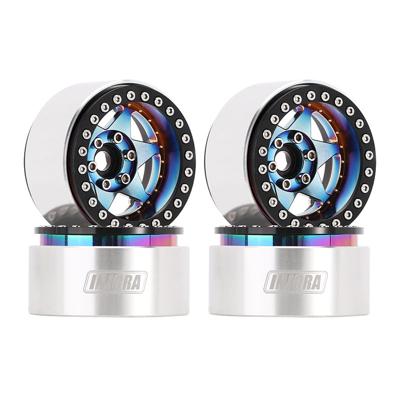 INJORA 1.9" Super Heavy Brass & Aluminum Beadlock Wheels Offset -10mm for 1/10 RC Crawlers (4) (W1958) 3 INJORA 1.9" Super Heavy Brass & Aluminum Beadlock Wheels Offset -10mm for 1/10 RC Crawlers (4) (W1958)
