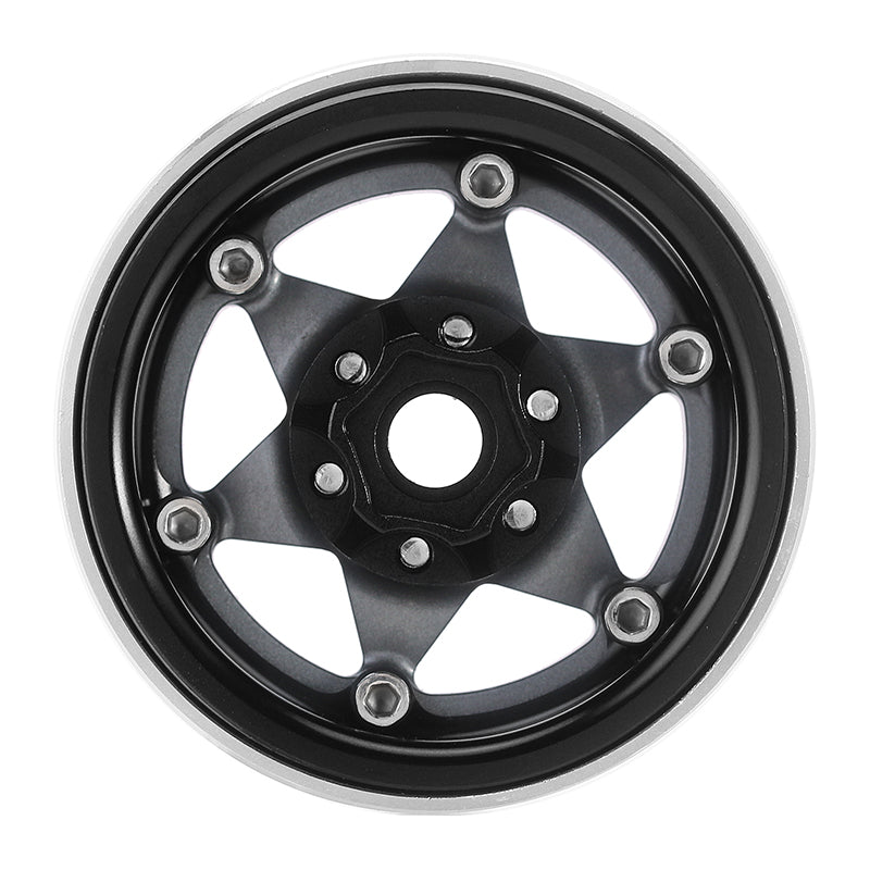 INJORA 1.9" Super Heavy Brass & Aluminum Beadlock Wheels Offset -10mm for 1/10 RC Crawlers (4) (W1958) 24 INJORA 1.9" Super Heavy Brass & Aluminum Beadlock Wheels Offset -10mm for 1/10 RC Crawlers (4) (W1958)