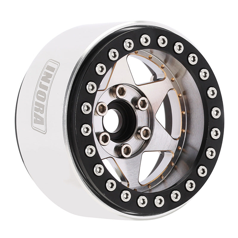 INJORA 1.9" Super Heavy Brass & Aluminum Beadlock Wheels Offset -10mm for 1/10 RC Crawlers (4) (W1958) 28 INJORA 1.9" Super Heavy Brass & Aluminum Beadlock Wheels Offset -10mm for 1/10 RC Crawlers (4) (W1958)