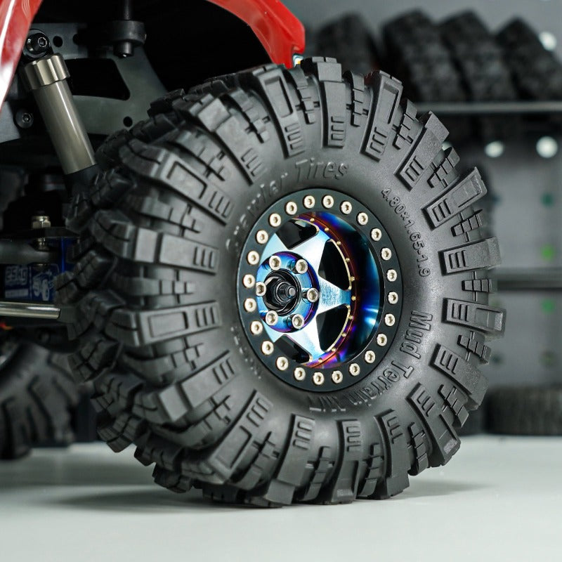 INJORA 1.9" Super Heavy Brass & Aluminum Beadlock Wheels Offset -10mm for 1/10 RC Crawlers (4) (W1958) 6 INJORA 1.9" Super Heavy Brass & Aluminum Beadlock Wheels Offset -10mm for 1/10 RC Crawlers (4) (W1958)