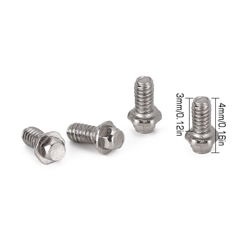 INJORA 100Pcs M1.4*3mm Hex Flange Bolts Hex Screws for INJORA 1.0" Wheel Rims 3 INJORA 100Pcs M1.4*3mm Hex Flange Bolts Hex Screws for INJORA 1.0" Wheel Rims