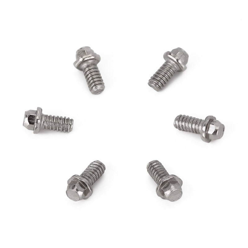 INJORA 100Pcs M1.4*3mm Hex Flange Bolts Hex Screws for INJORA 1.0" Wheel Rims 4 INJORA 100Pcs M1.4*3mm Hex Flange Bolts Hex Screws for INJORA 1.0" Wheel Rims