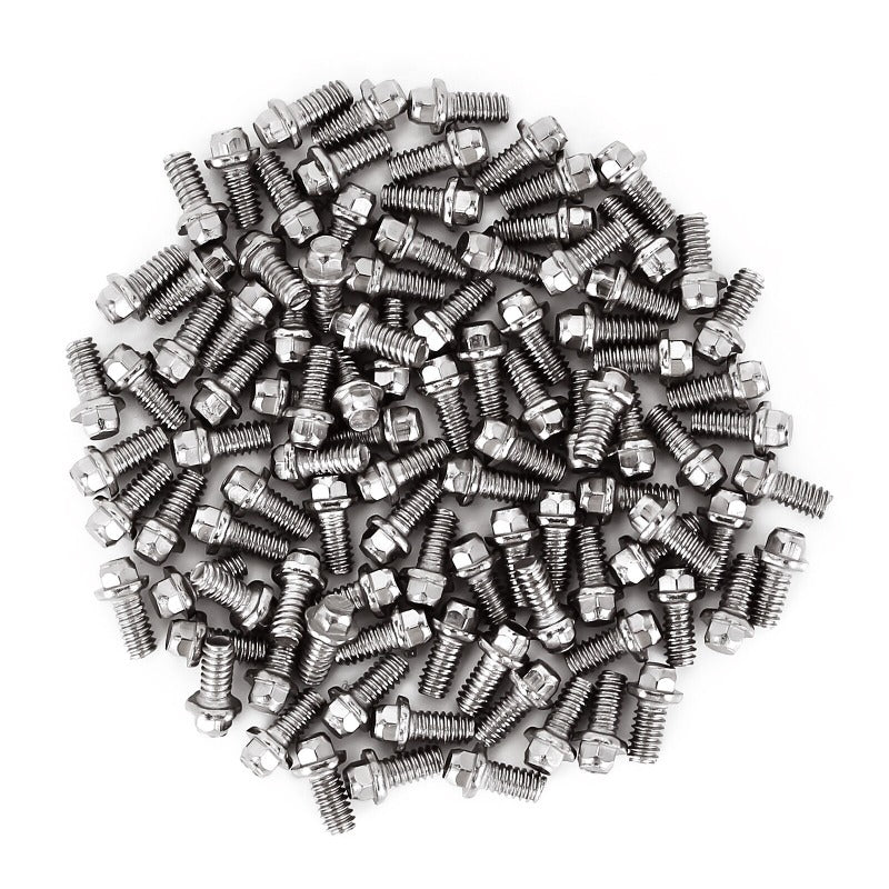 INJORA 100Pcs M1.4*3mm Hex Flange Bolts Hex Screws for INJORA 1.0" Wheel Rims 6 INJORA 100Pcs M1.4*3mm Hex Flange Bolts Hex Screws for INJORA 1.0" Wheel Rims