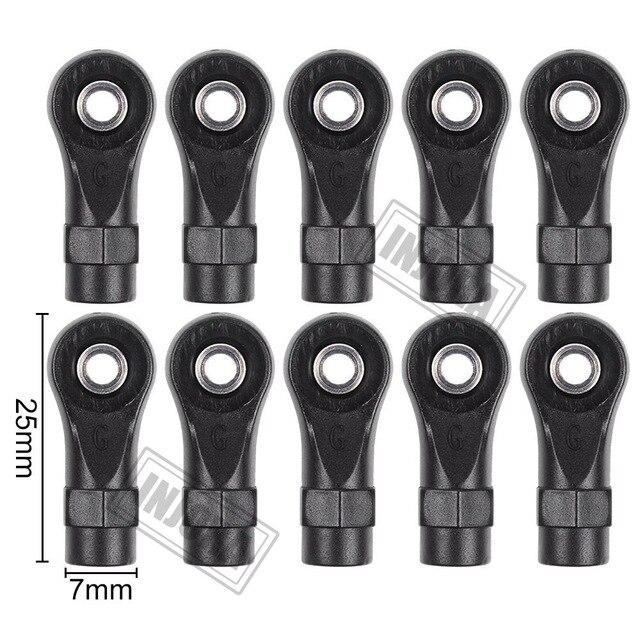 INJORA 10PCS Plastic Rod Ends Link Balls for Traxxas TRX-4 3 INJORA 10PCS Plastic Rod Ends Link Balls for Traxxas TRX-4
