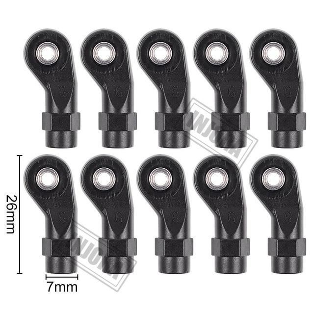 INJORA 10PCS Plastic Rod Ends Link Balls for Traxxas TRX-4 7 INJORA 10PCS Plastic Rod Ends Link Balls for Traxxas TRX-4